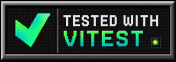 Tested with Vitest